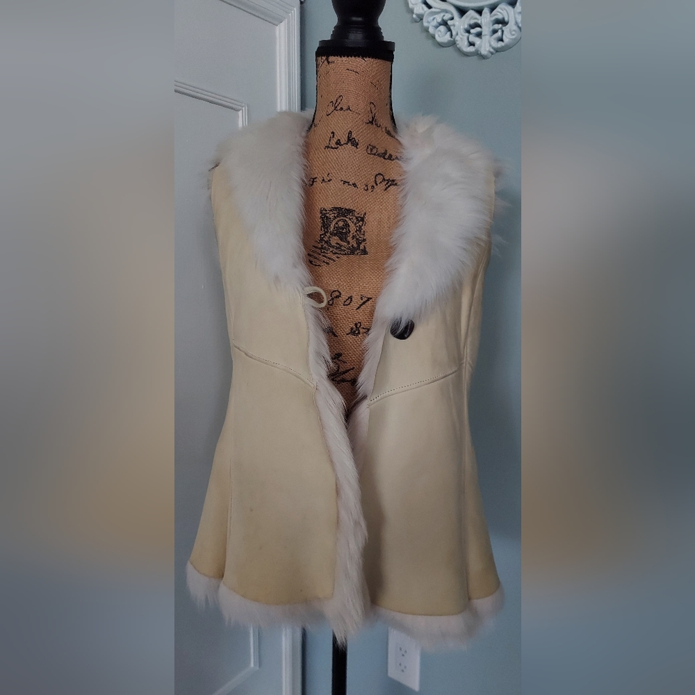 Shearling vest